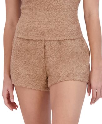 Steve Madden Womens Pull-On Chenille Sleep Shorts