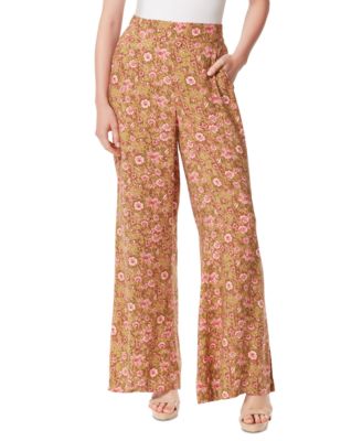 Jessica Simpson Womens Shaye Floral-Print Fla