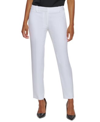 Calvin Klein Petite Mid-Rise Ankle Pants