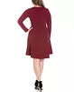 24seven Comfort Apparel Women's Plus size  Fit and Flare Skater Dress