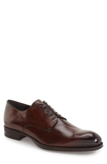 To Boot New York Men’s Buchanan Leather Plain-Toe Oxfords – Mogano Brown Parma Doc Leather (13M)