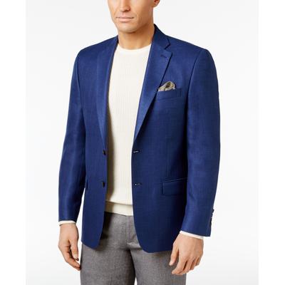 Lauren Ralph Lauren Men’s Classic-Fit Neat UltraFlex Sport Coat – Bright Blue Navy, Size 60R | New