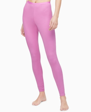 Calvin Klein Pure Ribbed Leggings Lilac Rain Pink QS6686