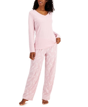 Charter Club Cotton Pajama Set – Feathers