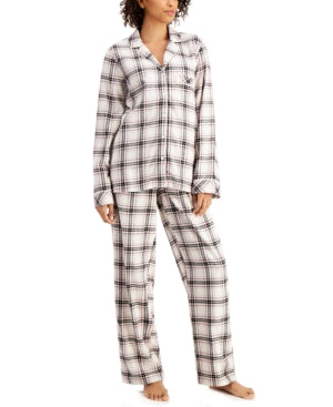 Charter Club Printed Cotton Pajama Set