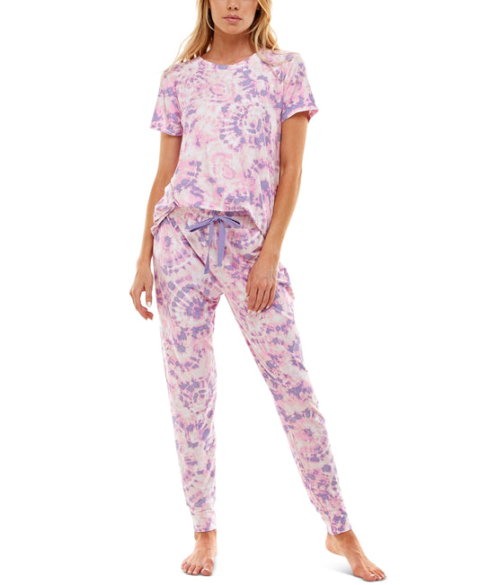 Ensemble pyjama teint par nœuds Mommy Me Roudelain La Brea Tie