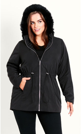 AVENUE Avenue Plus Size Faux Fur