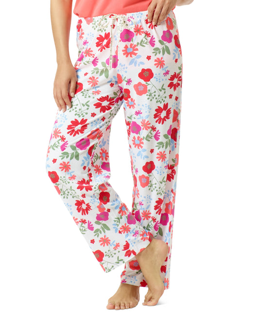 HUE Womens HUE Floral Pajama Pants Small