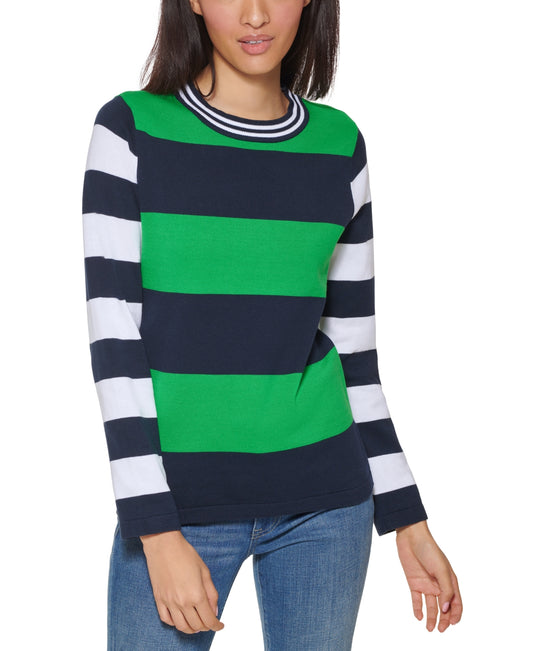 Pull rayé en coton Tommy Hilfiger