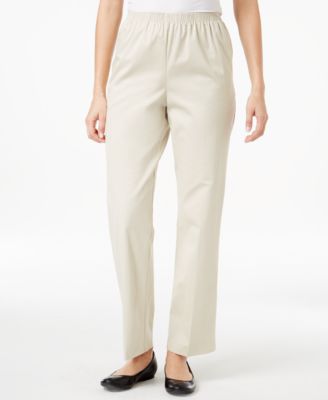 Alfred Dunner High-Rise Pull-On Pants