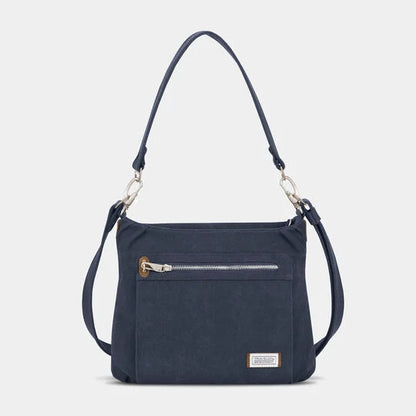 Anti-Theft Heritage Hobo Bag Denim