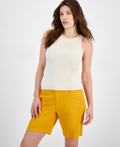 Débardeur sans manches à bordure crochetée Tommy Jeans pour femme