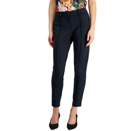 Tahari ASL Womens Ponte-Knit Seamed Pants