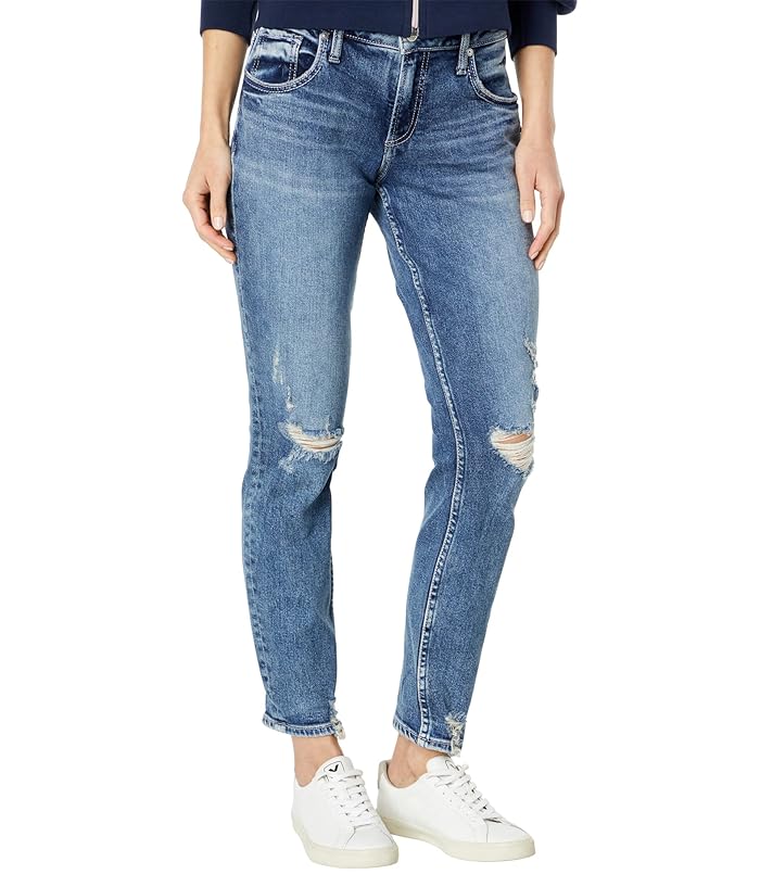 Silver Jeans Women's Boyfriend Mid Rise Jeans