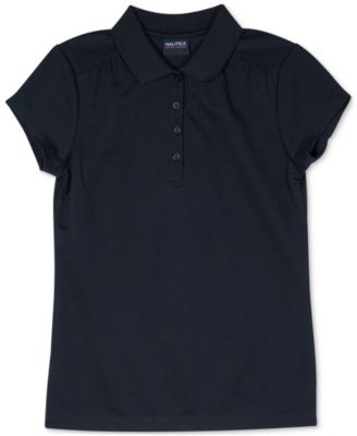 Nautica Girls Plus Uniform Polo