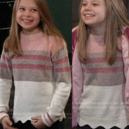 Epic Threads Girls Striped Chenille Sweater