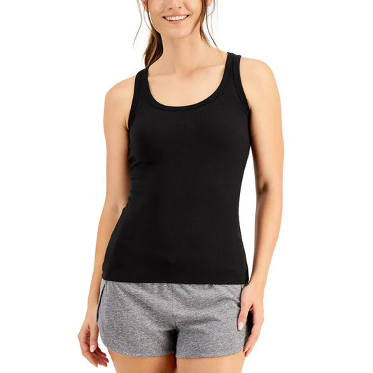 Débardeur de nuit côtelé Jenni Céleste