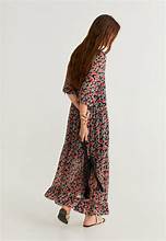 Mango Women,s Chiffon max Floral Dress. Caleta XS/2