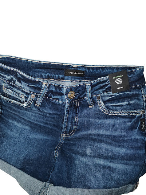 Jean indigo à revers roulés Elyse pour femme de Silver Jeans Co.