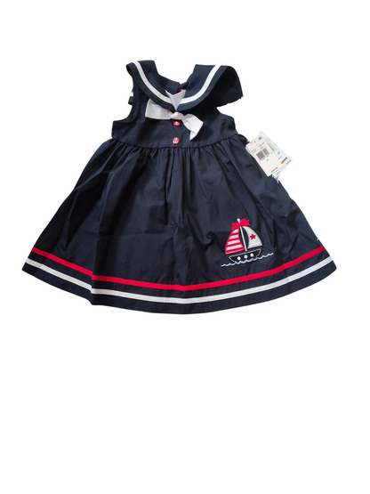 Good Lad Toddler Girls Nautical-Collar Navy