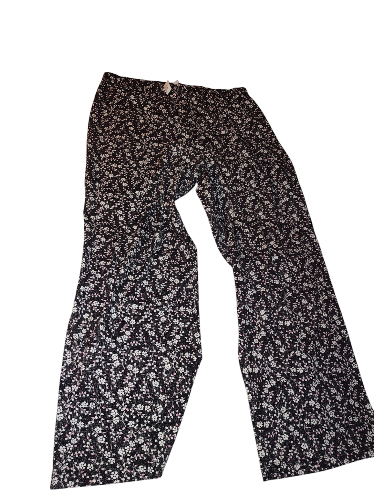 (Copy) Charter Club Plus Size Cotton Button-Front Brushed Knit pajama pants only. Top not included.  Floral XXL