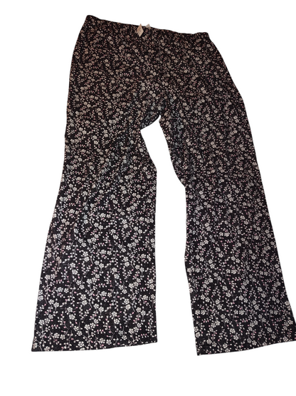 (Copy) Charter Club Plus Size Cotton Button-Front Brushed Knit pajama pants only. Top not included.  Floral XXL