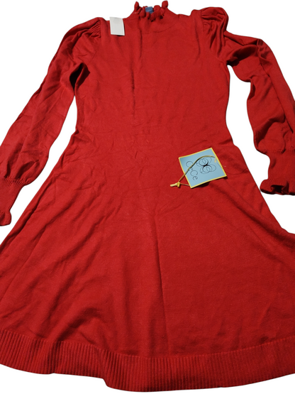 Robe pull à col montant pour femmes CeCe Rich Magenta