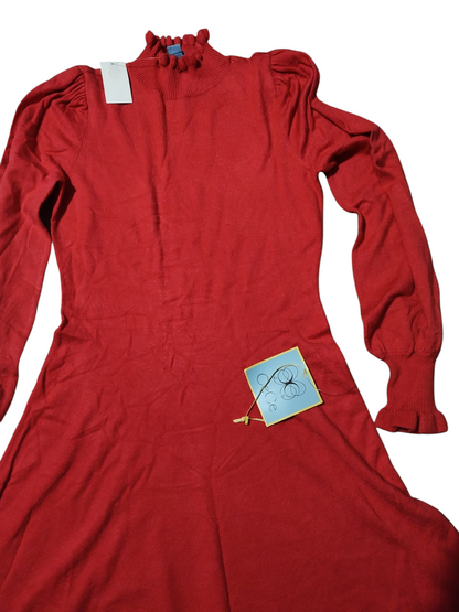 Robe pull à col montant pour femmes CeCe Rich Magenta