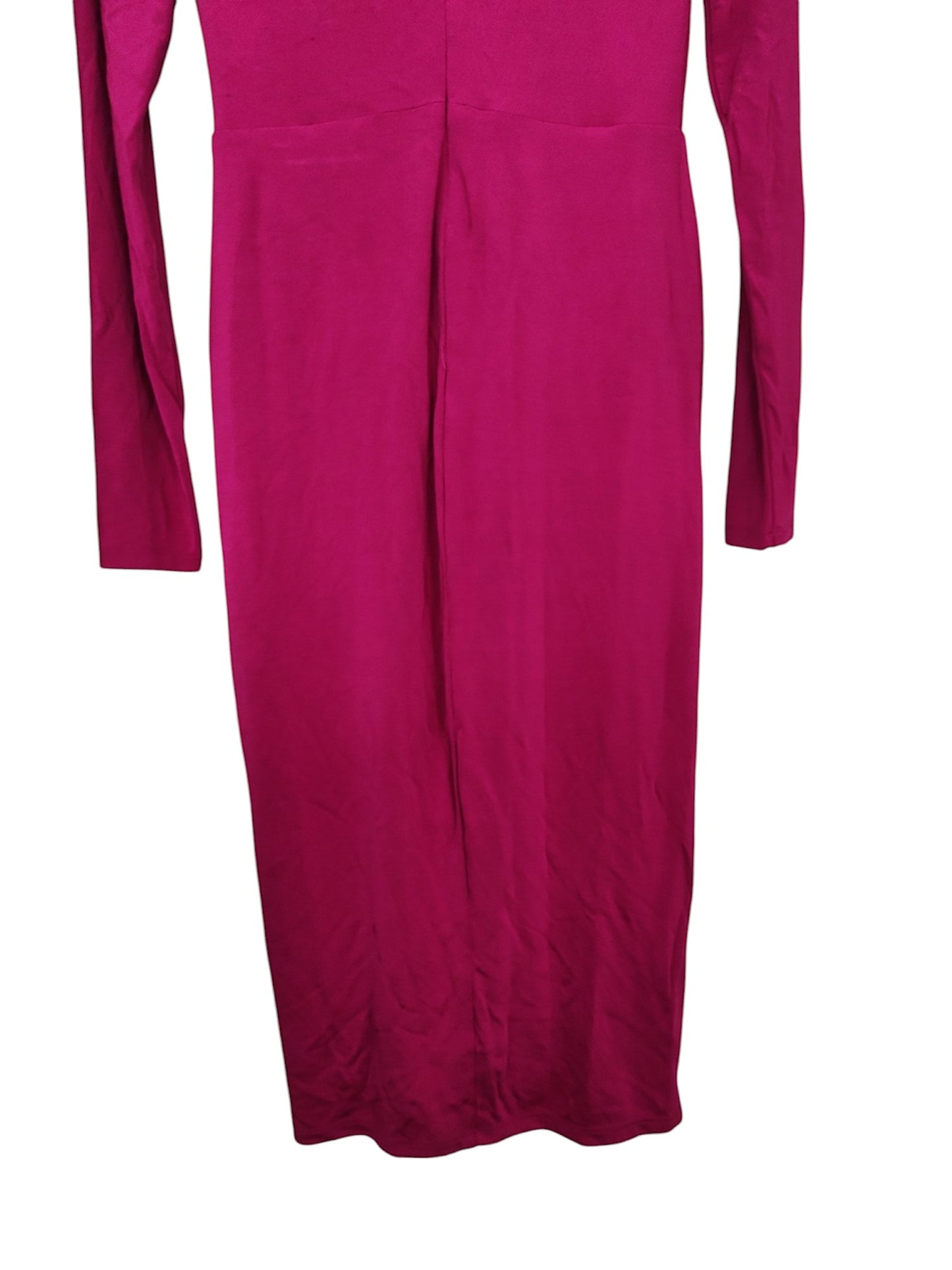 LAUREN Ralph Lauren Buckle-Trim Jersey Cocktail Dress (Fuchsia Berry) Women's Dress