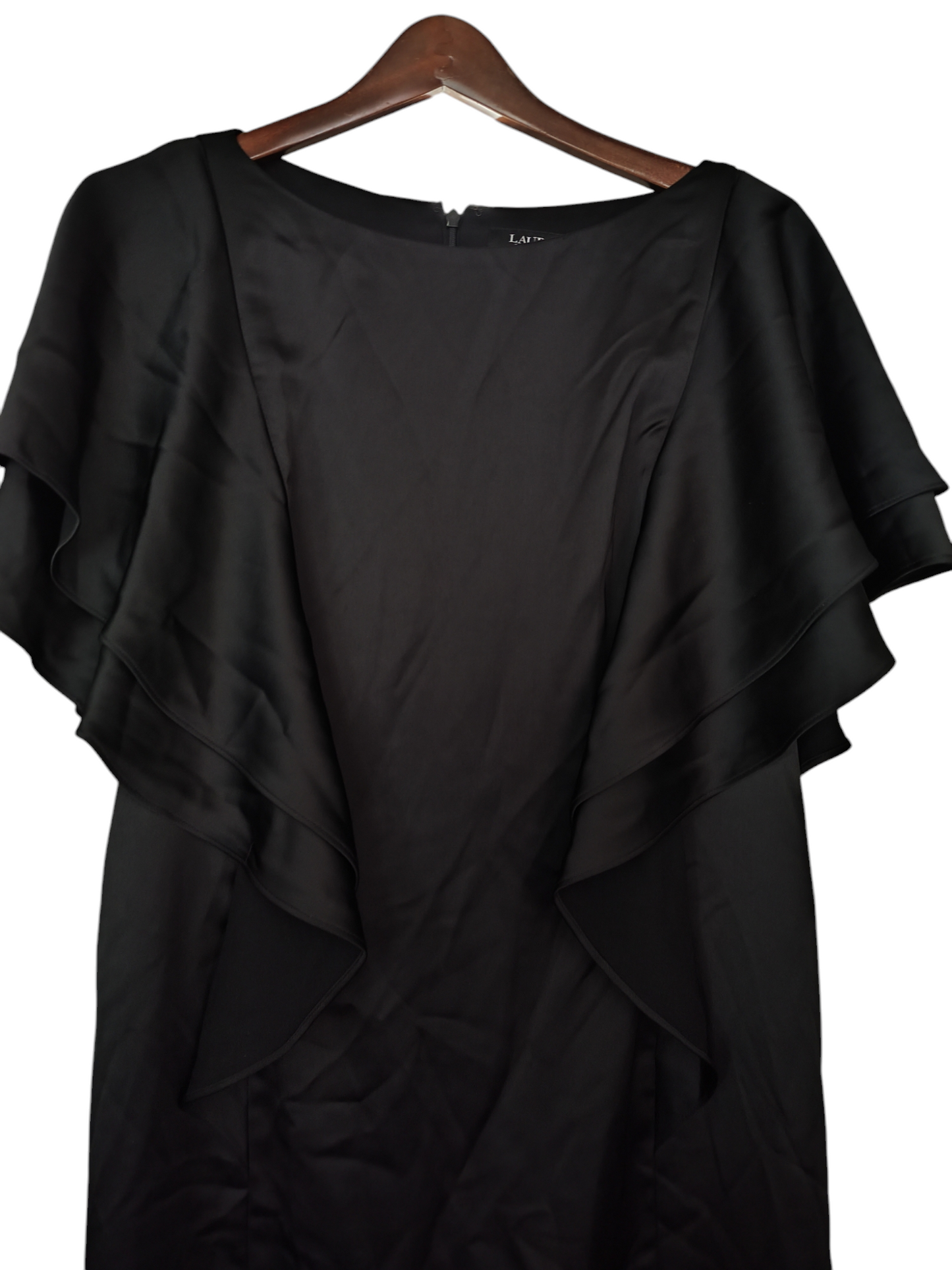 Robe de cocktail en satin pour femme Lauren Ralph Lauren