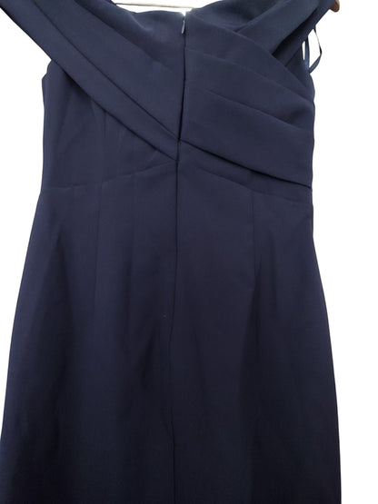 Lauren Ralph Lauren Womens Crepe Off-the-Shoulder Dress closeup