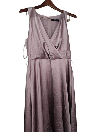 Robe de cocktail en charmeuse avec ceinture de Lauren Ralph Lauren