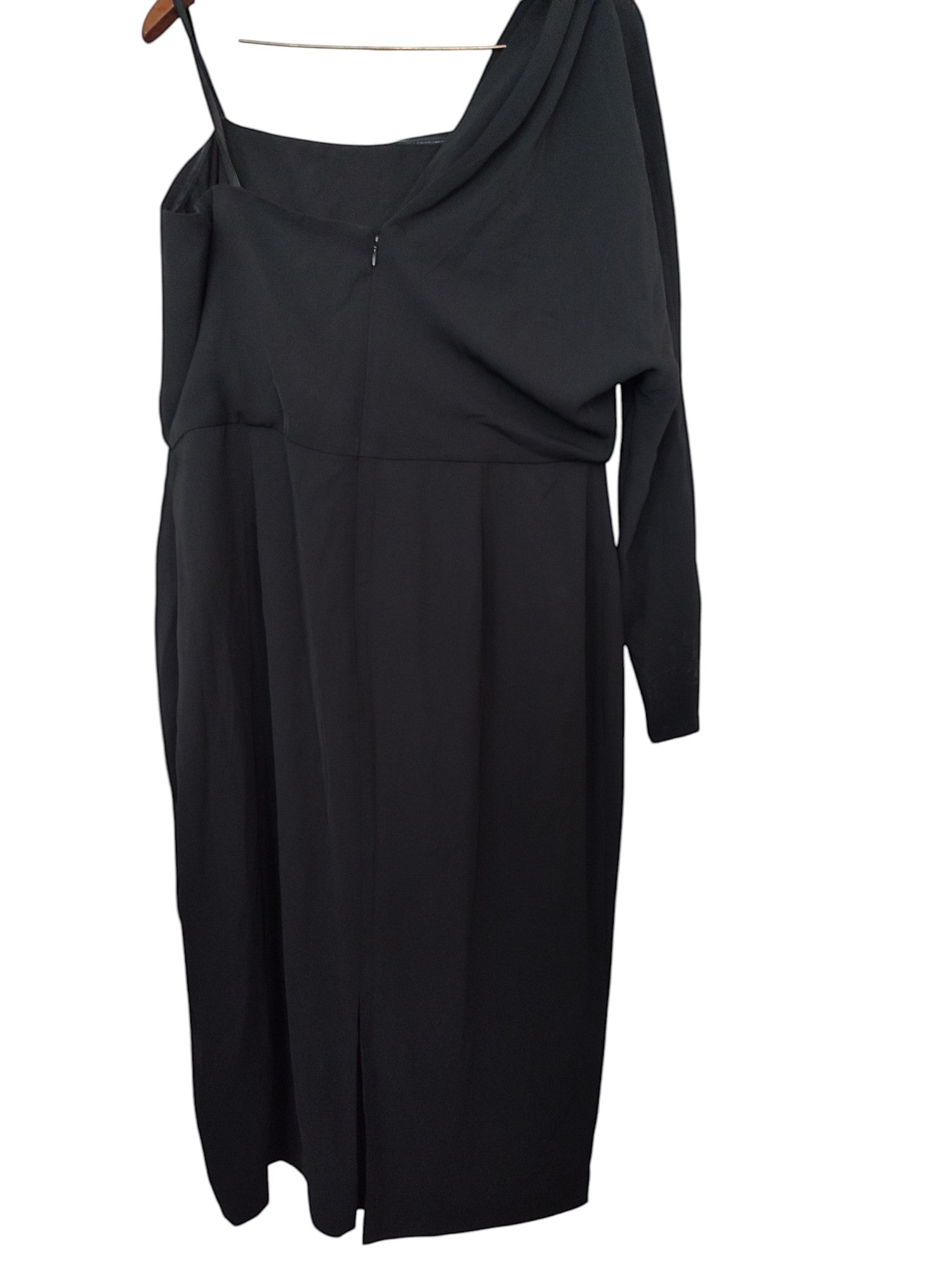 Lauren Ralph Lauren One-Shoulder Georgette Cocktail Dress