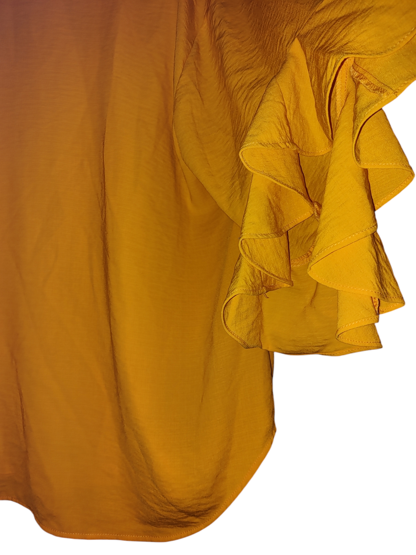 Pull Henley à manches volantées Vince Camuto grande taille