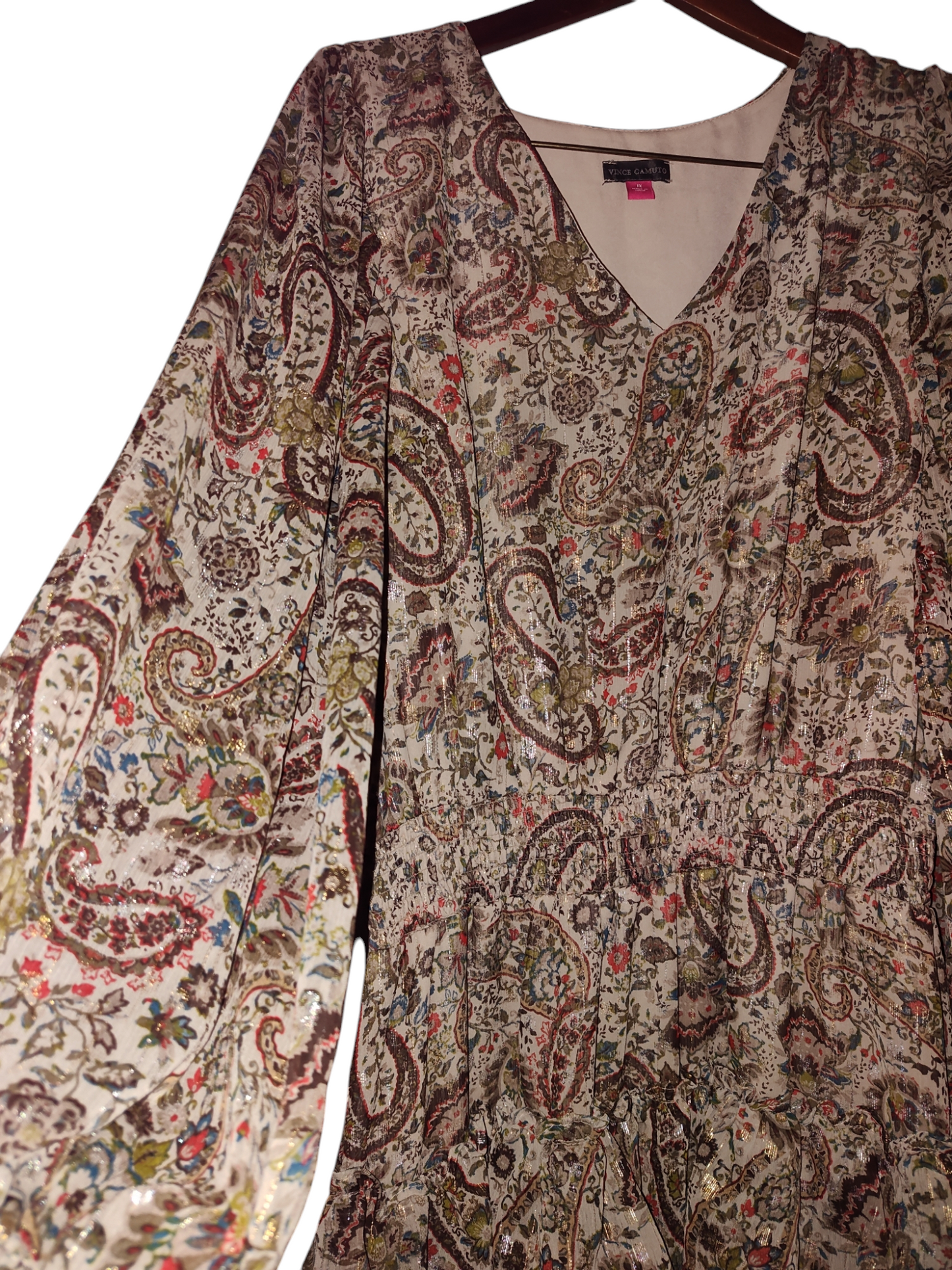 Nuisette grande taille Vince Camuto à col en V et volants