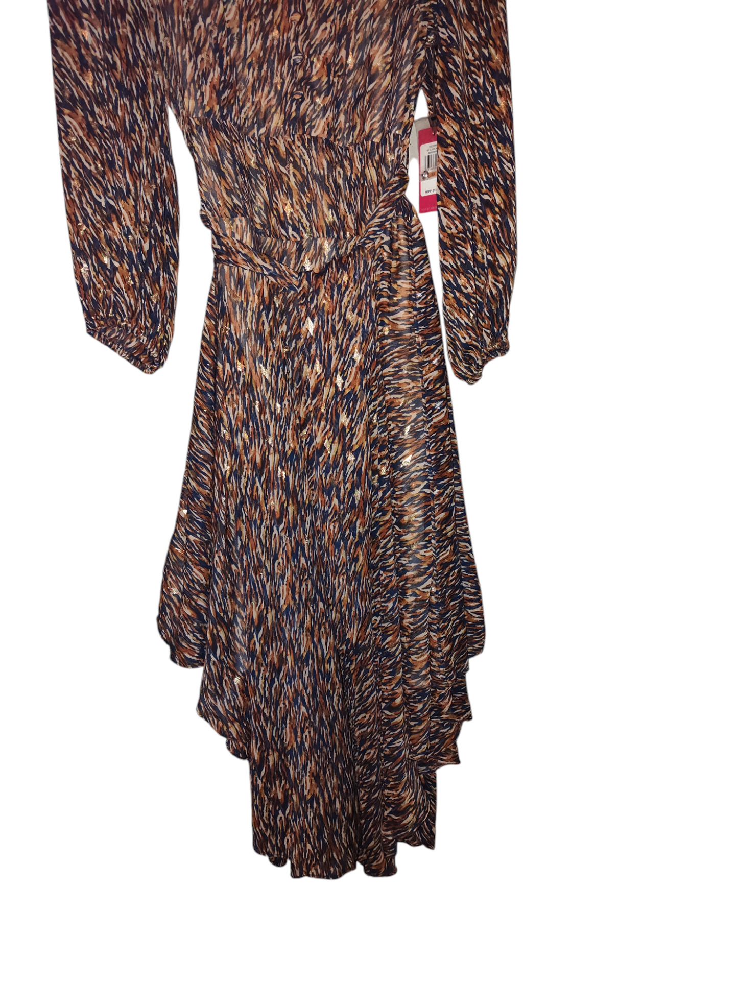 Robe longue à imprimé métallisé grande taille Vince Camuto 