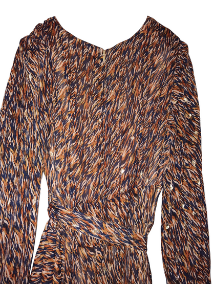 Robe longue à imprimé métallisé grande taille Vince Camuto 