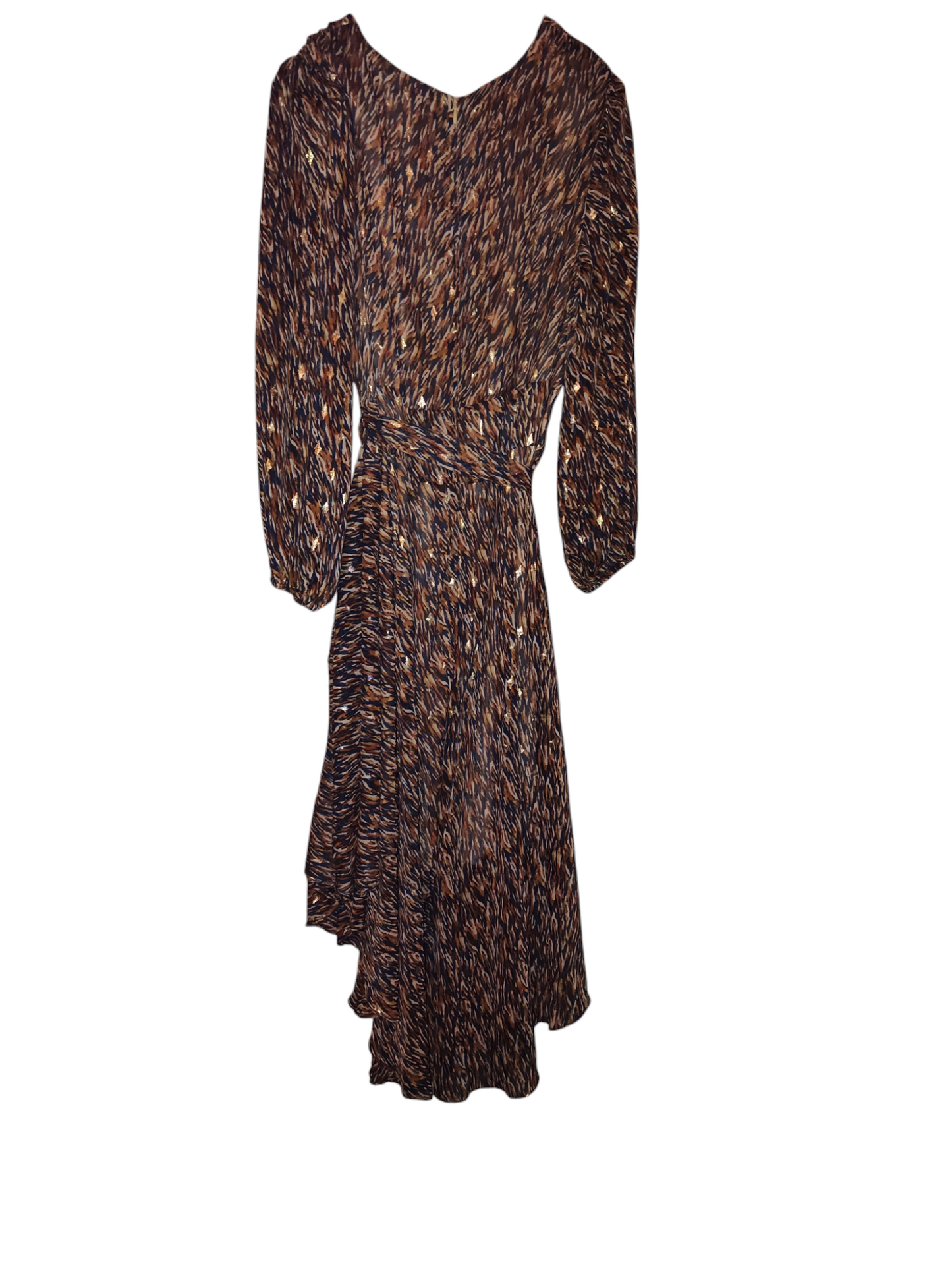 Robe longue à imprimé métallisé grande taille Vince Camuto 