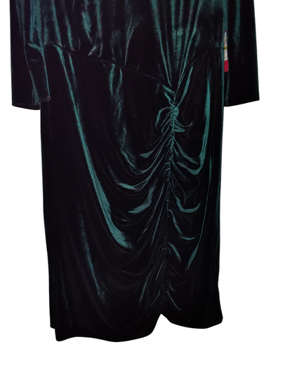 Robe moulante froncée en velours pour femme Vince Camuto