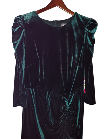 Robe moulante froncée en velours pour femme Vince Camuto