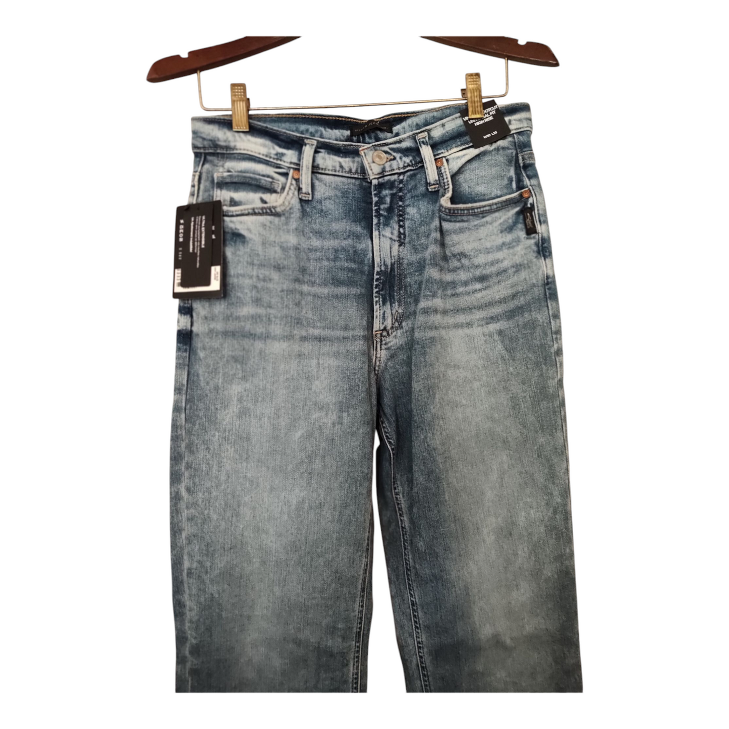 Jean taille haute d'inspiration vintage pour femme de Silver Jeans Co.