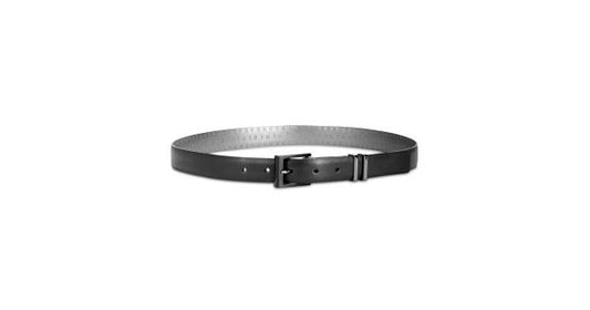 DKNY Women's Double-Keeper Smooth Leather Belt