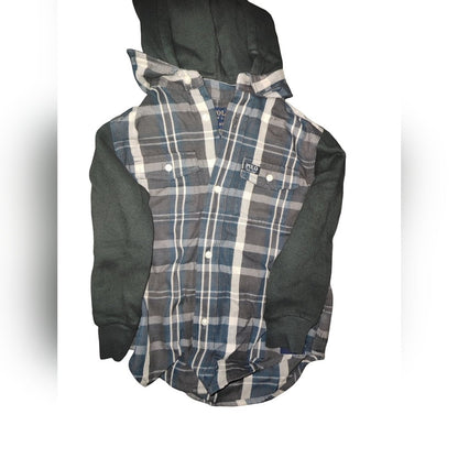 Ralph Lauren Toddler Boys Hoody Plaid top button down
