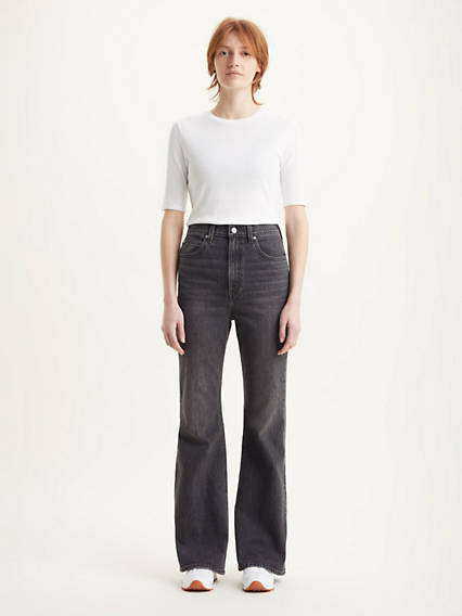 Levis Womens 70s High-Rise Flare-Leg jeans Just A Hint