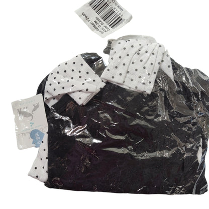 Hudson Baby Girls' Infant Bodysuits set Classy - Black 'Classy and Fabulous' 0-3Months