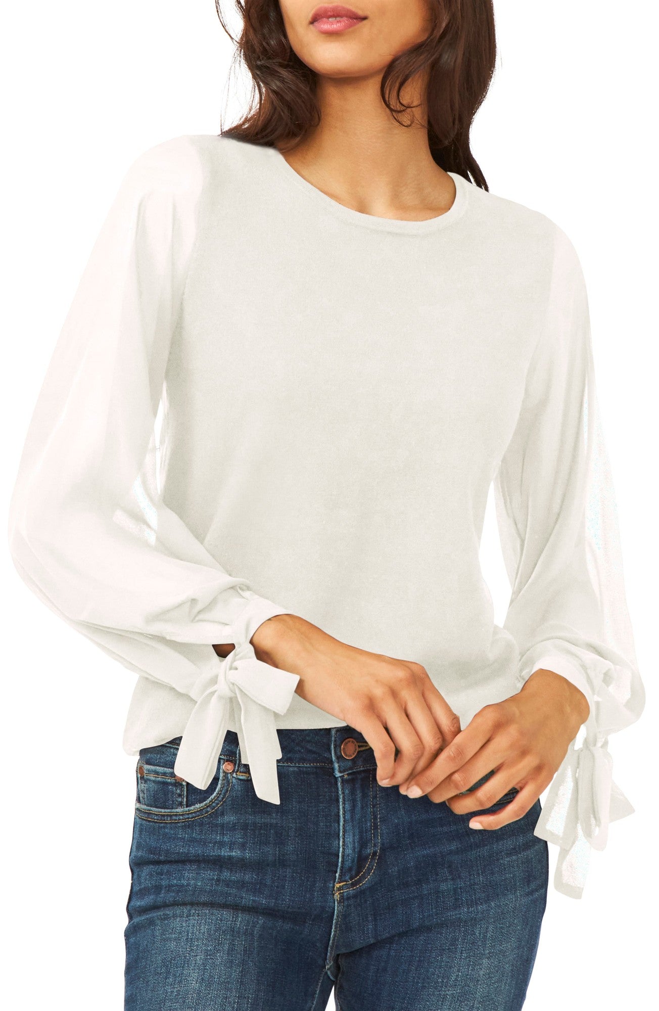 Manches en mousseline de soie Mixed-Me Antique