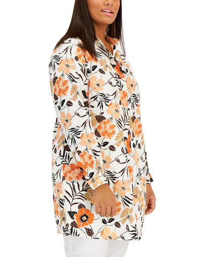 Anne Klein Plus Size Vented-Hem Tunic Anne