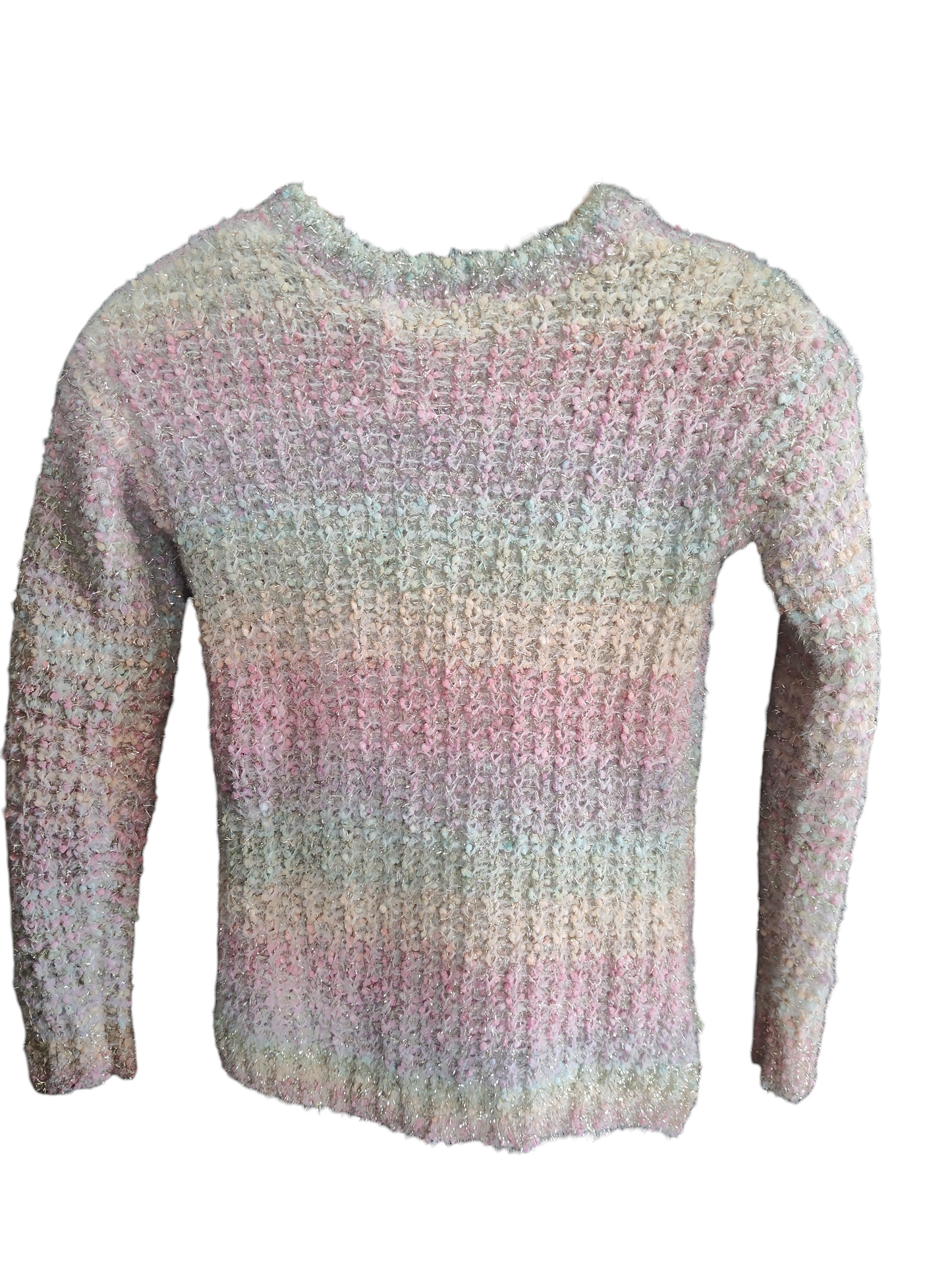 Epic Threads Toddler Girls Striped Twist Sweater Top. Creole Pink.