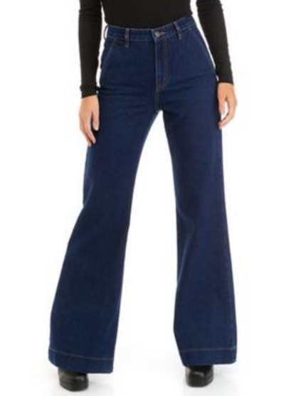 Sam Edelman Womens Bay High Rise Flared-L ATLANTIC 27