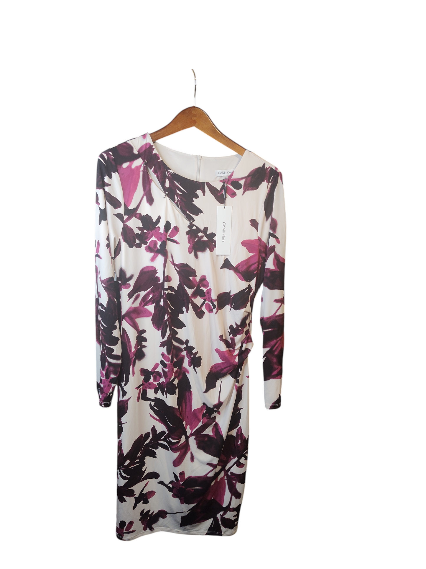 T-shirt à manches longues et imprimé floral Calvin Klein pour femme